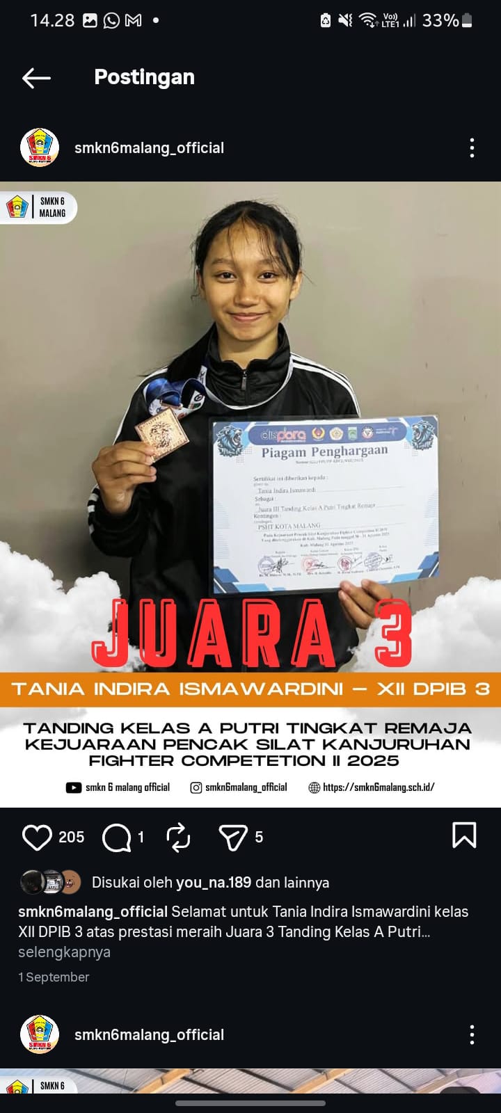 Tania - Juara 3